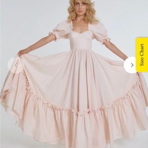 Selkie Lickety split Ritz Dress Selkie size chart included in photos.